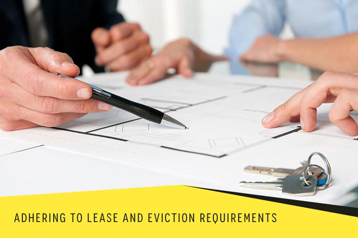 Adhering to Lease and Eviction Requirements
