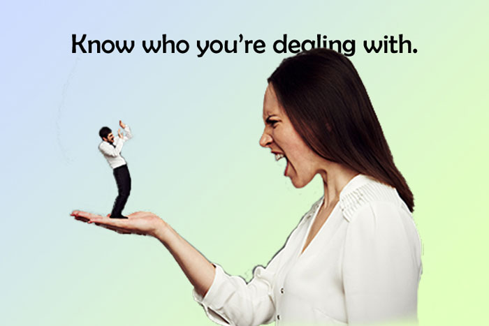 Know who you’re dealing with