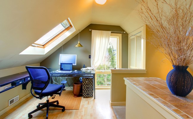 upstairs office in houston luxury rental home
