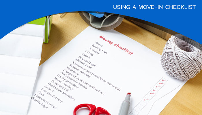 Using a Move-In Checklist