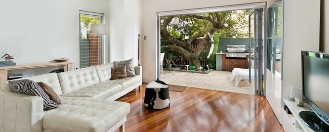 beautiful living room in Houston residential rental home