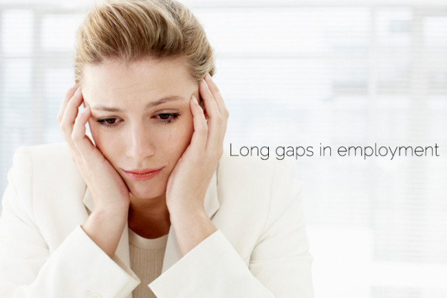 katy texas tenant with long gaps in employment