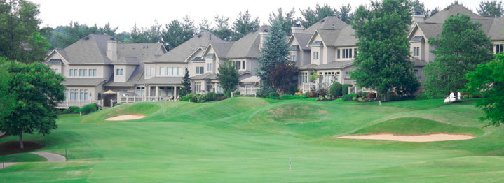 Homes in a golf community