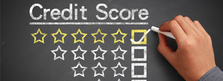 Credit score concept