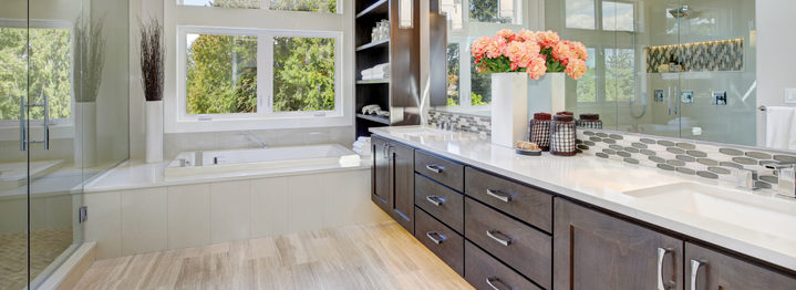 Contemporary bathroom interior