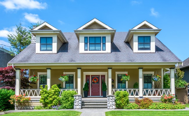 beautiful single family home with large patio