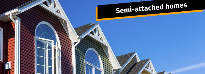 semi attached homes