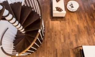woodlands texas interior of luxury home with wood floor