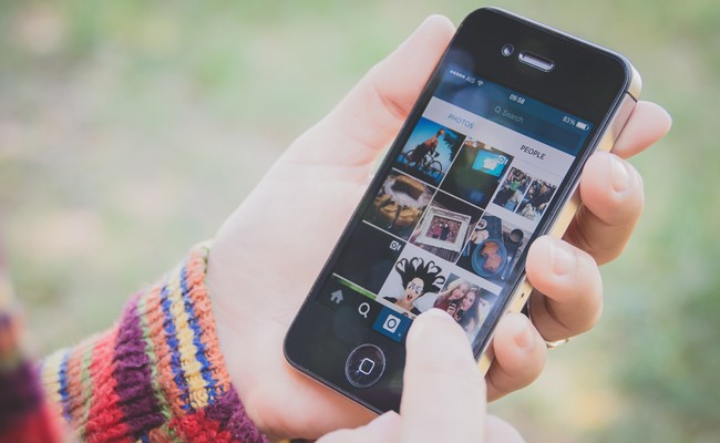 instagram on iphone